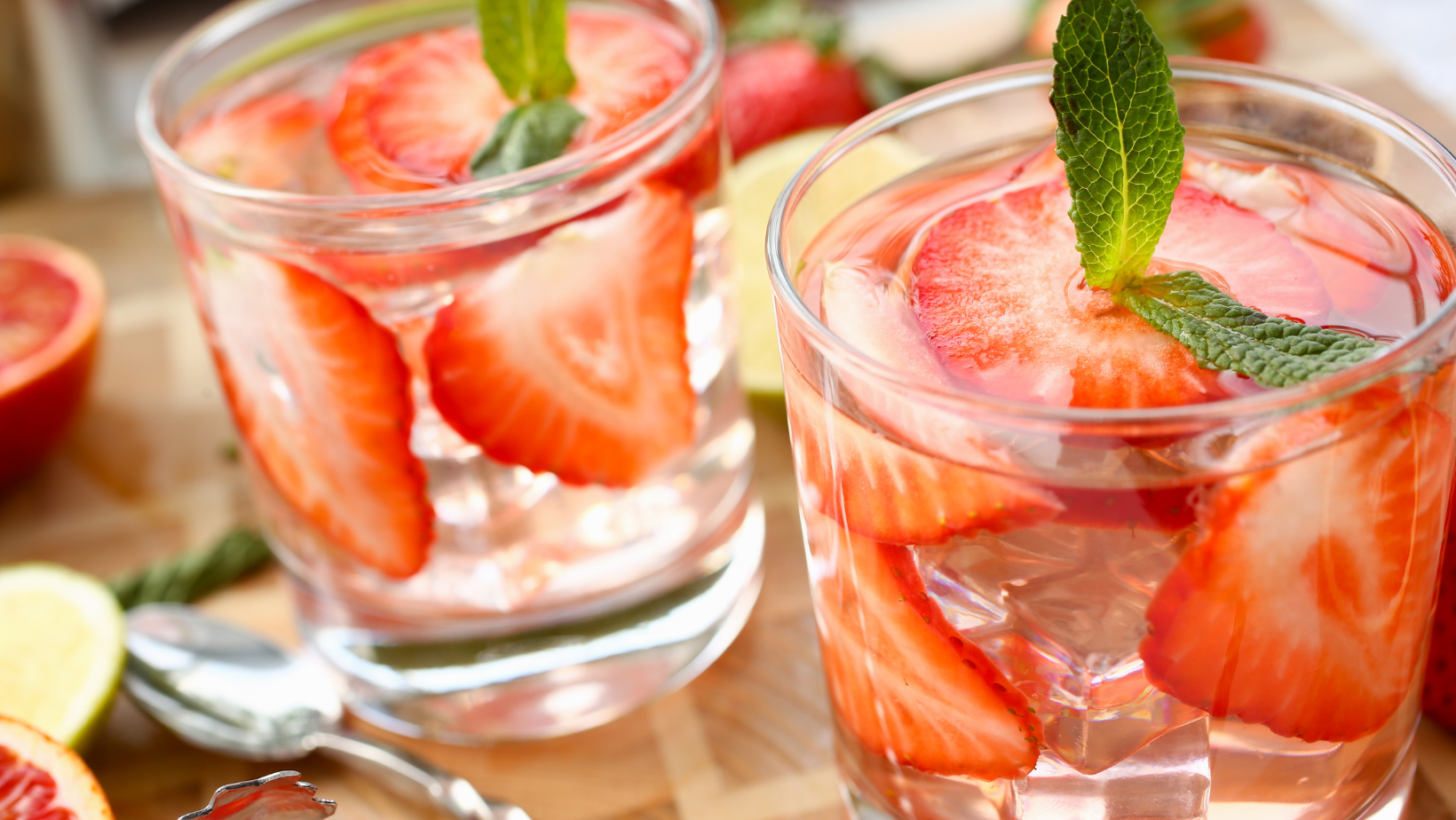 Erdbeerbowle (alkoholfrei) - das perfekte Sommergetränk
