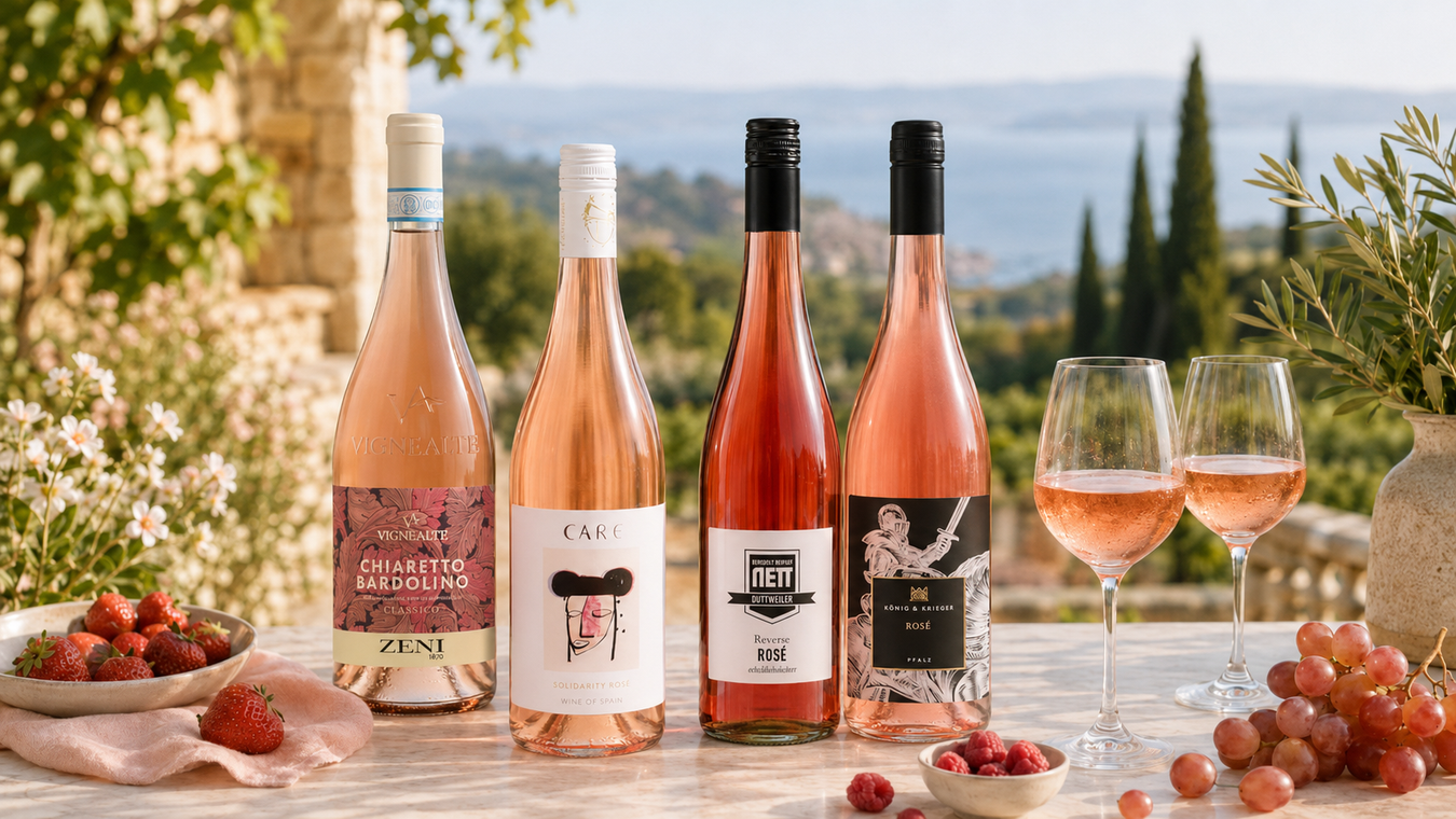Roséwein online kaufen – frische, trockene und alkoholfreie Roséweine entdecken