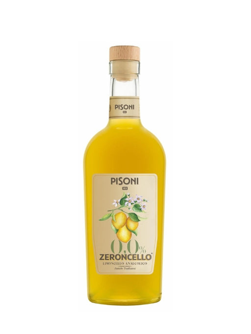 Pisoni - Zeroncello 0,7l - alkoholfreier Limoncello - Likör - Italien - Trentino - Südtirol