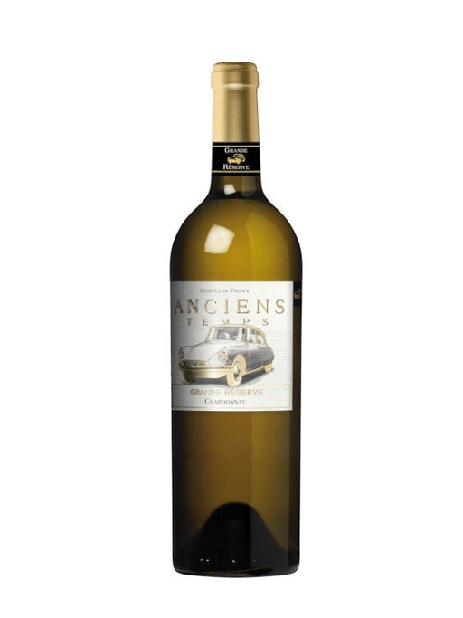 Mein-Weinhandel Anciens Temps Grande Réserve Chardonnay 2024 Weißwein aus Frankreich mit Melone, Birne und Vanillearomen.