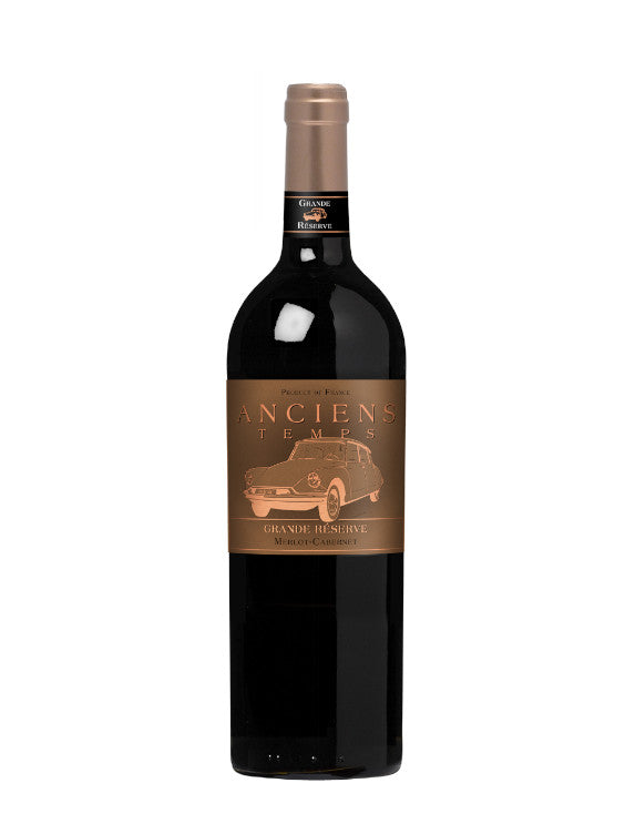 Mein-Weinhandel Anciens Temps Grande Réserve Rotwein 2025 mit Oldtimer-Etikett aus dem Languedoc