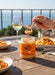 Mein-Weinhandel MANGIAMARC Arancia Spritz Soße im Glas mit Garnelen, Orange und rosa Pfeffer, 180g