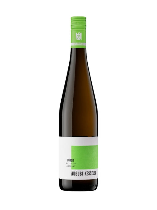 Mein-Weinhandel August Kesseler LORCH Riesling 2024 Weißwein in einer eleganten Flasche mit grünem Verschluss