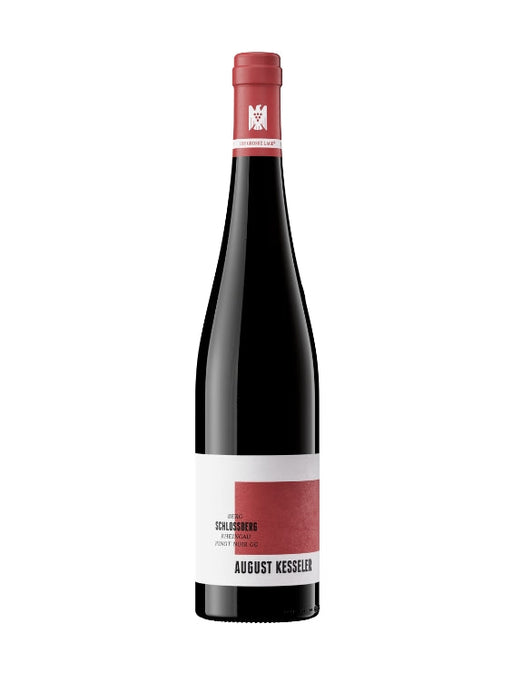 Mein-Weinhandel August Kesseler Schlossberg GG Pinot Noir 2024 Rotweinflasche mit elegantem Etikett