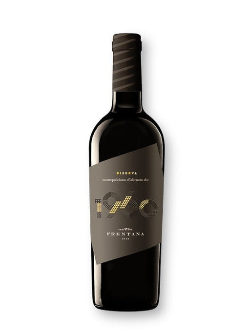 Mein-Weinhandel Cantina Frentana 1960 Montepulciano d'Abruzzo Riserva Rotweinflasche mit elegantem Etikett