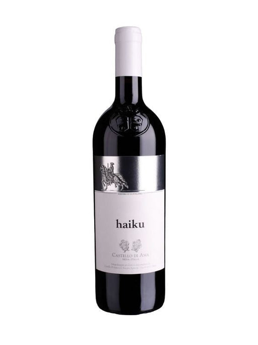 Mein-Weinhandel Castello di Ama HAIKU 2021 Rotwein aus der Toskana in einer eleganten Flasche mit hellem Etikett