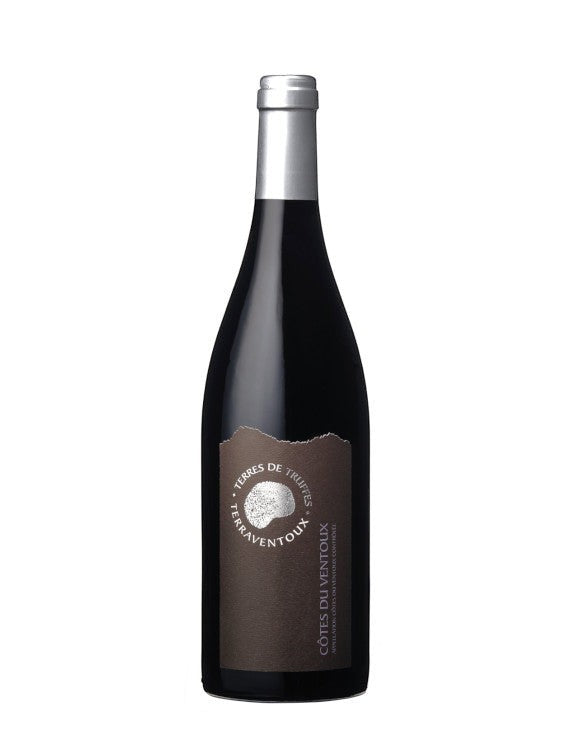 Mein-Weinhandel Cave Terraventoux Terres de Truffes 2023 Rotwein aus der Provence mit elegantem Etikett