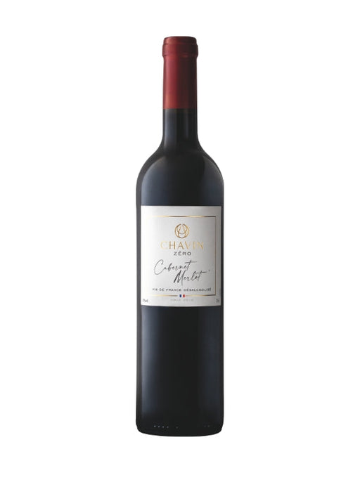Mein-Weinhandel Chavin Zéro Cabernet Merlot alkoholfreier Rotwein in einer eleganten 0,75l Flasche
