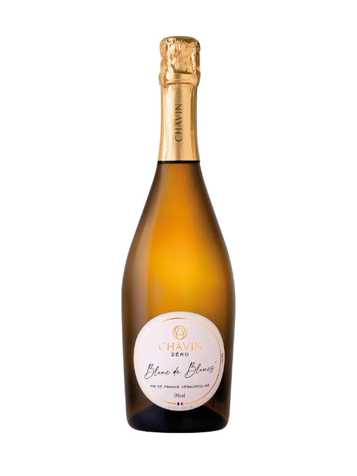 Mein-Weinhandel Chavin Zéro Blanc de Blancs alkoholfreier Sekt in einer eleganten Flasche mit goldener Kapsel