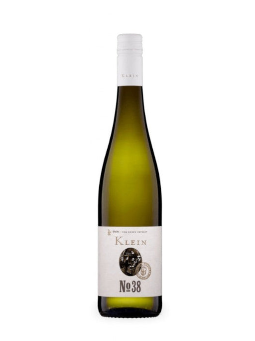 Weingut Klein No 38 Cuvée weiß 2024, trockener Weißwein aus Muskateller, Scheurebe und Müller-Thurgau, fruchtig und lebendig