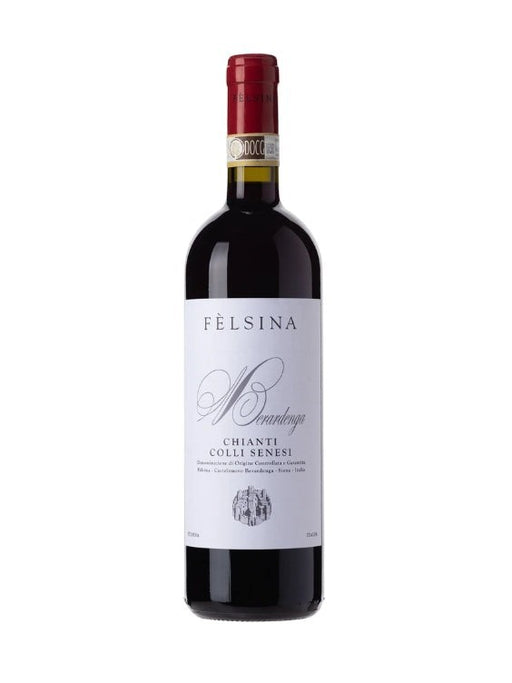 Fèlsina Chianti Colli Senesi DOCG Berardenga 2023 Rotwein aus 100% Sangiovese, rubinrot mit Kirsch- und Beerenduft.
