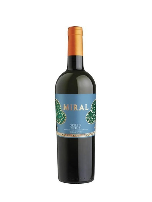Fina Vini MIRAL Grillo 2024 Weißwein aus Sizilien, 750ml. Aromen von Zitrusfrüchten und Pfirsich.
