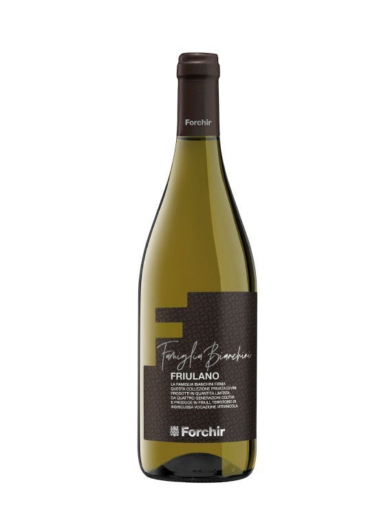 Mein-Weinhandel Forchir Friulano DOC Famiglia Bianchini 2022 Weißwein mit fruchtigen Noten von Grapefruit, Apfel und Mandeln.