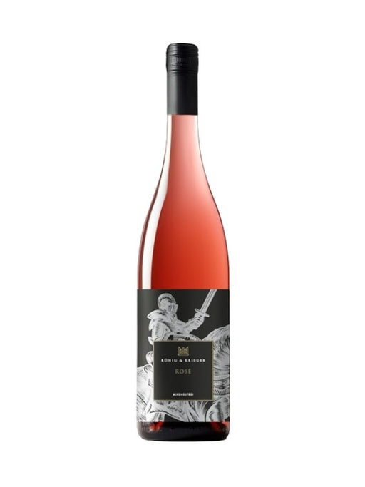 Mein-Weinhandel alkoholfreier Roséwein mit Erdbeer- und Himbeeraromen, ideal zu pikanten Speisen.