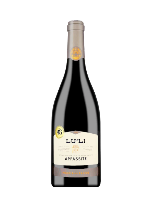 Mein-Weinhandel LU'LI Appassimento 2023 Rotwein aus Apulien, vollmundig, dunkle Beeren, Vanille, Schokolade, weiche Tannine