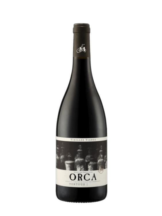 Mein-Weinhandel Marrenon ORCA Vieilles Vignes AOC Ventoux 2023 Rotweinflasche mit elegantem Etikett