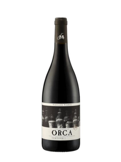 Mein-Weinhandel Marrenon ORCA Vieilles Vignes AOC Ventoux 2023 Rotweinflasche mit elegantem Etikett