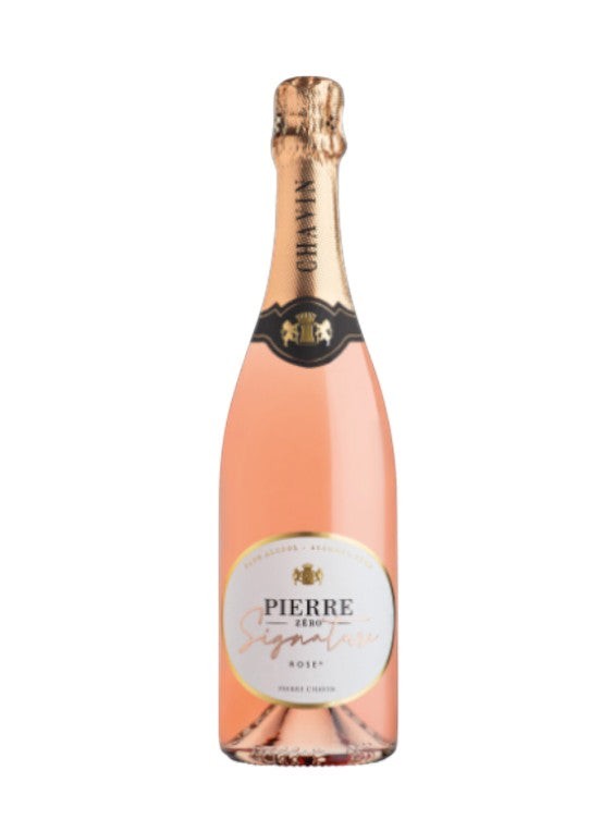Mein-Weinhandel Pierre Zéro Signature Rosé alkoholfreier Sekt mit feiner Perlage und fruchtigen Aromen.