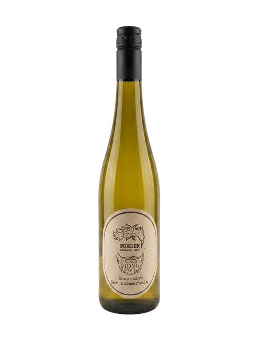 Mein-Weinhandel Porder Sauvitage 2025 Weißwein aus Rheinhessen in einer eleganten Weinflasche mit hellem Etikett