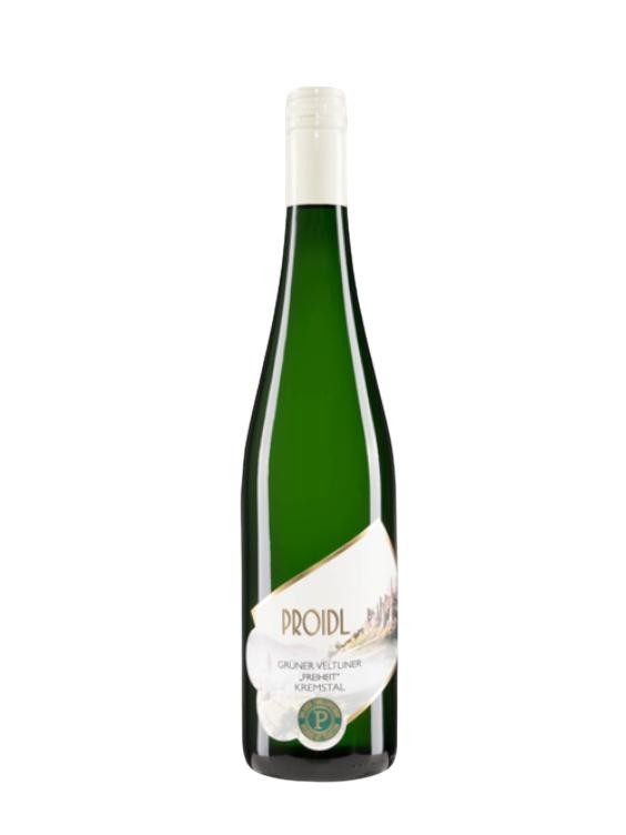 Mein-Weinhandel Proidl Grüner Veltliner "Freiheit" 2022 Weißwein mit Aromen von Wiesenblumen und Kräutern.