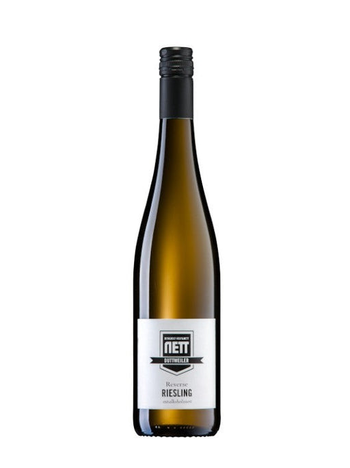 Mein-Weinhandel alkoholfreier Reverse Riesling Weißwein mit typischen Aromen von Zitrusfrüchten, Apfel und Pfirsich.