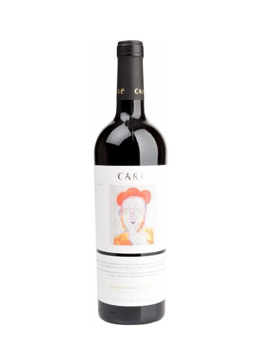 Mein-Weinhandel CARE - Bodegas Anadas - Carinena Nativa D.O. 2023 Rotwein mit dunklen Fruchtnoten und Toast, aus Spanien.