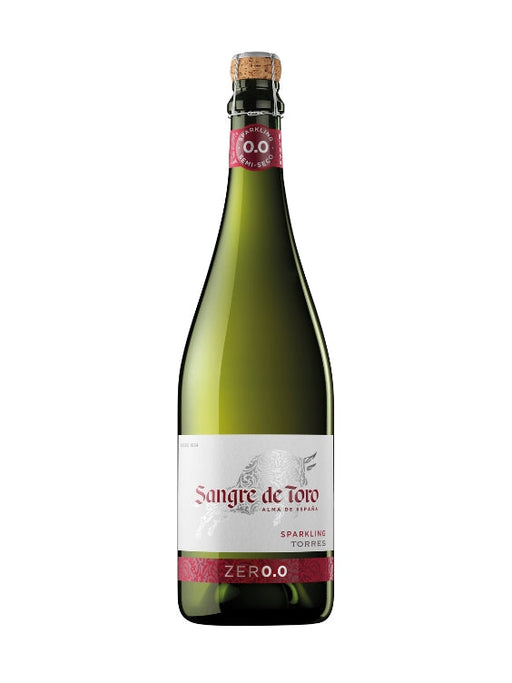 Mein-Weinhandel Sangre de Toro Sparkling 0.0 alkoholfreier Schaumwein in grüner Glasflasche mit elegantem Etikett