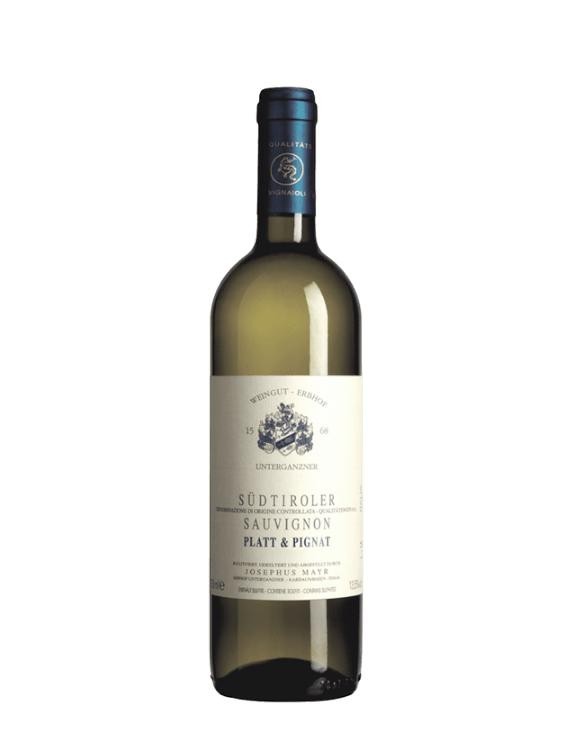 Mein-Weinhandel: Südtiroler Sauvignon Blanc Platt & Pignat 2024 von Josephus Mayr, Weißwein mit Kräuter- und Stachelbeeraromen.