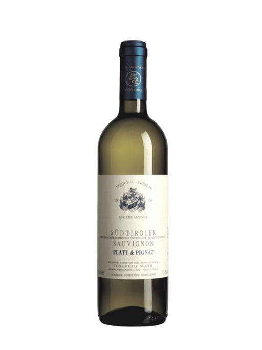 Mein-Weinhandel: Südtiroler Sauvignon Blanc Platt & Pignat 2024 von Josephus Mayr, Weißwein mit Kräuter- und Stachelbeeraromen.