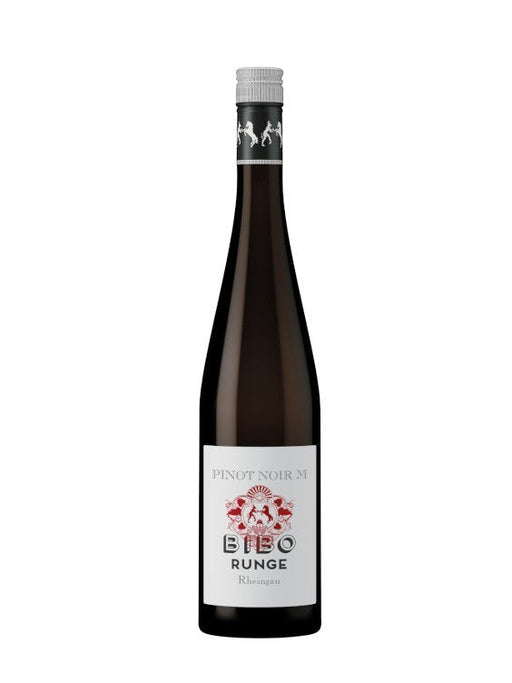 Mein-Weinhandel Bibo Runge Spätburgunder M 2021 Rotwein mit intensiver Farbe, Aromen von Kirschen und Erdbeeren.