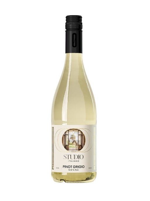 Studio Italiano alkoholfreier Pinot Grigio Weißwein 0,0% Alc. Helle Fruchtaromen, trocken, leichtfüßig.