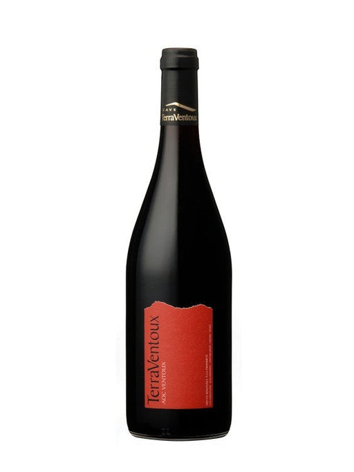 Mein-Weinhandel Cave TerraVentoux AOP 2019 Rotwein aus Grenache und Syrah mit dunkler Beerennote und mittelschwerem Körper.