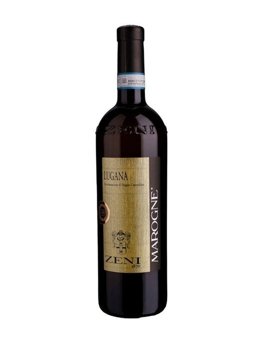 Mein-Weinhandel Zeni Lugana DOC Marogne 2025 Weißwein aus Venetien, Italien. Strohgelb mit fruchtigem Duft und Honignoten.