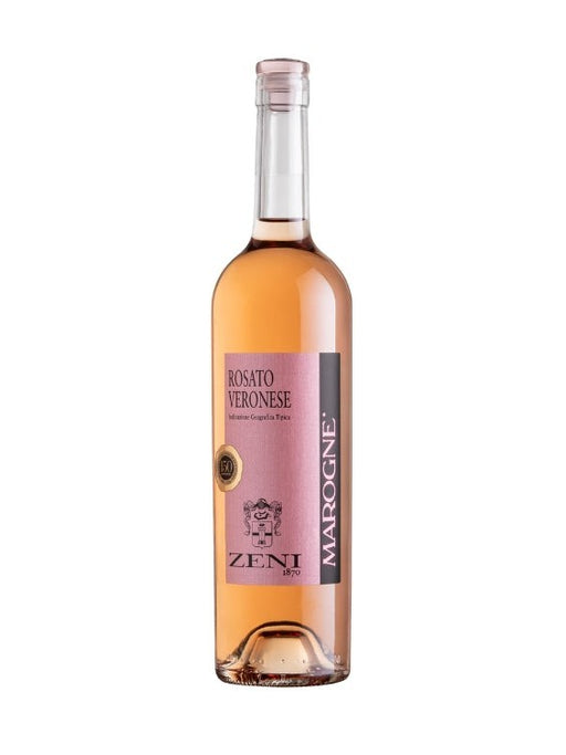 Mein-Weinhandel Zeni Rosato Veronese Marogne 2024 Roséwein in Glasflasche mit rosa Etikett