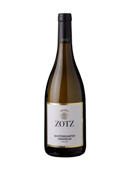 ZOTZ Chasselas "Maltesergarten" 2024 trockener Weißwein von Mein-Weinhandel mit Aromen von grünem Apfel und Birne.