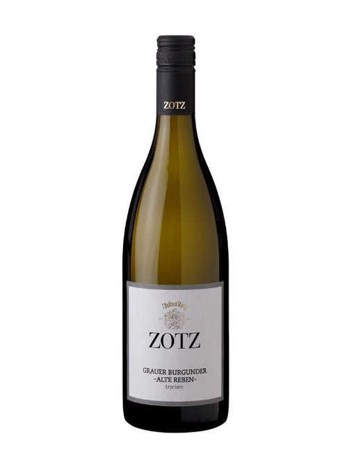 Mein-Weinhandel ZOTZ Grauburgunder Alte Reben 2024 trockener Weißwein aus Baden mit Aromen von Birne und Apfel.