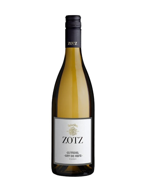 Mein-Weinhandel ZOTZ Gutedel "Uff de Hefe" 2024 trockener Weißwein mit Aromen von Apfel und Birne, cremig und mineralisch.